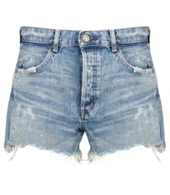 Outlet Short En Denim Neeses A Taille Haute Femme Bas