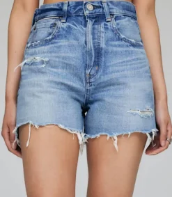 Outlet Short En Denim Pelion A Taille Haute Femme Bas