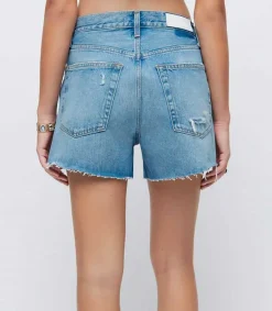 Short En Jean Low Slung Femme Bas