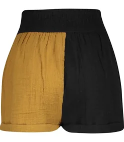 Outlet Short Paperbag Adrian Gaze De Coton Black/Masala Femme Bas