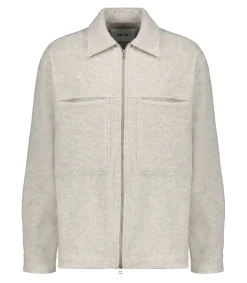 New Surchemise Homme Zippee Isak Zip Ciment Homme Chemises