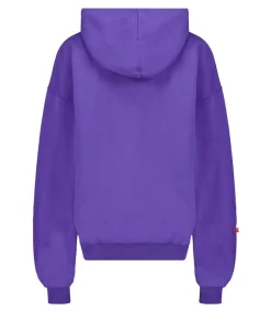 Clearance Sweat A Capuche Avec Collier De Perles Violet Femme Mailles & Sweats