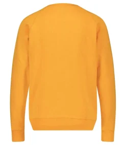 Outlet Sweat-Shirt En Coton Biologique Ocean Orange Femme Mailles & Sweats