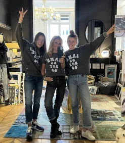 Hot Sweat-Shirt Jane De Boy '68 Pepper Femme Mailles & Sweats