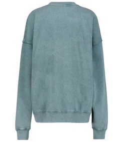 New Sweat-Shirt Miles Washed Dark Sage Femme Mailles & Sweats