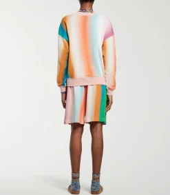 Discount Sweat-Shirt Ombre Stripe Mushroom Femme Mailles & Sweats