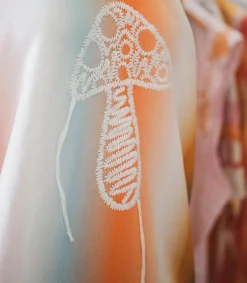 Discount Sweat-Shirt Ombre Stripe Mushroom Femme Mailles & Sweats