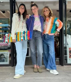 Discount Sweat-Shirt Ombre Stripe Mushroom Femme Mailles & Sweats