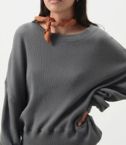 Online Sweat-Shirt Piwik Anthracite Chine Femme Mailles & Sweats