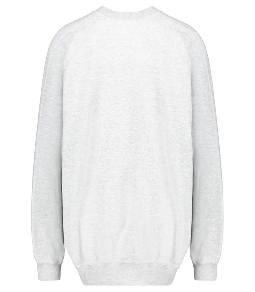 Sale Sweat-Shirt Vintage Brode Love Light Gris Femme Mailles & Sweats