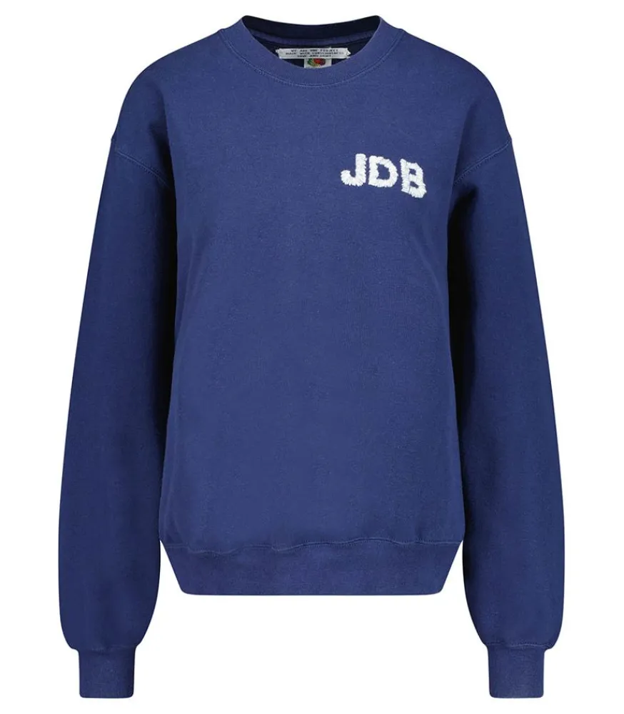 Best Sweat-Shirt Vintage Smile Joy X Jane De Boy Bleu Femme Mailles & Sweats