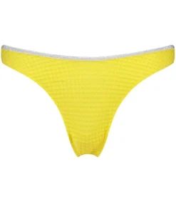 Outlet Tanga Freddie Yellow Vichy Femme Lingerie