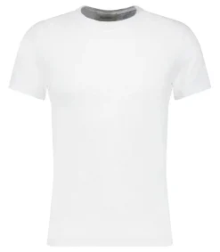 Tee-Shirt A Manches Courtes Et Col Rond Homme Bysapick Blanc Homme Tee-Shirts