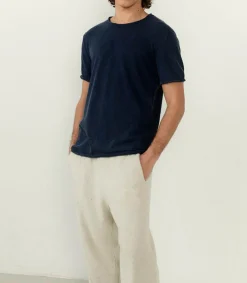 Tee-Shirt A Manches Courtes Homme Sonoma Navy Vintage Homme Tee-Shirts