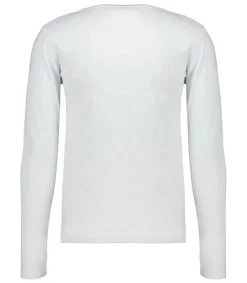 Discount Tee-Shirt A Manches Longues Homme Bysapick Blanc Homme Tee-Shirts