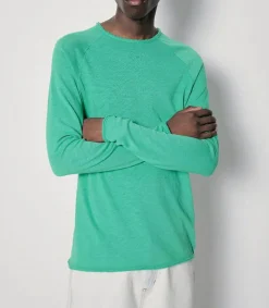 Outlet Tee-Shirt A Manches Longues Homme Sonoma Basilic Vintage Homme Tee-Shirts