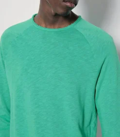 Outlet Tee-Shirt A Manches Longues Homme Sonoma Basilic Vintage Homme Tee-Shirts