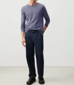 Tee-Shirt A Manches Longues Homme Bysapick Gris Mauve Homme Tee-Shirts