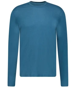 Tee-Shirt Col Rond Manches Longues Homme Coton Et Cachemire Haute Mer Homme Tee-Shirts