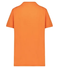 Hot Tee-Shirt Easy Vintage Tiger Lily Red Femme Hauts