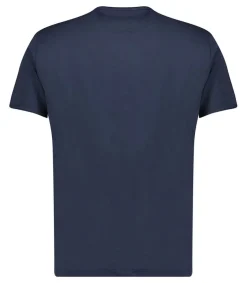 Sale Tee-Shirt Homme A Col Rond Bleu Homme Tee-Shirts