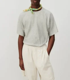 Best Tee-Shirt Homme Col Rond Ruzy Gris Clair Chine Homme Tee-Shirts