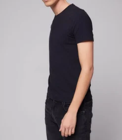 Clearance Tee-Shirt Homme Harold Col Rond Manches Courtes Noir Homme Tee-Shirts