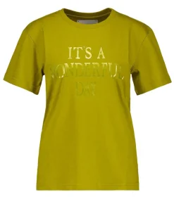 Best Tee-Shirt It'S Wonderful Day, Jaune Femme Hauts