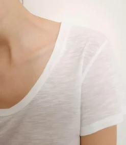 Online Tee-Shirt Jacksonville Blanc Femme Hauts