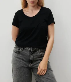 New Tee-Shirt Jacksonville Noir Femme Hauts