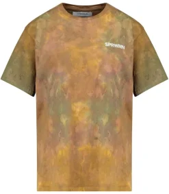 Outlet Tee-Shirt Logo Army Marble Camo Femme Hauts