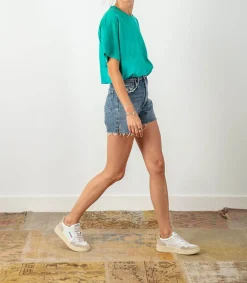 Discount Tee-Shirt Logo Kelp Marble Camo Femme Hauts