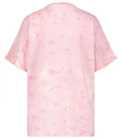 Tee-Shirt Logo Rose Marble Camo Femme Hauts