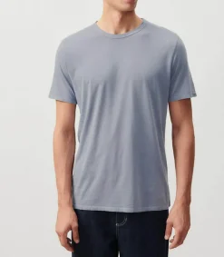 Sale Tee-Shirt Manches Courtes Homme Devon Bleu Gris Vintage Homme Tee-Shirts