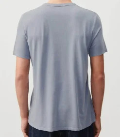 Sale Tee-Shirt Manches Courtes Homme Devon Bleu Gris Vintage Homme Tee-Shirts