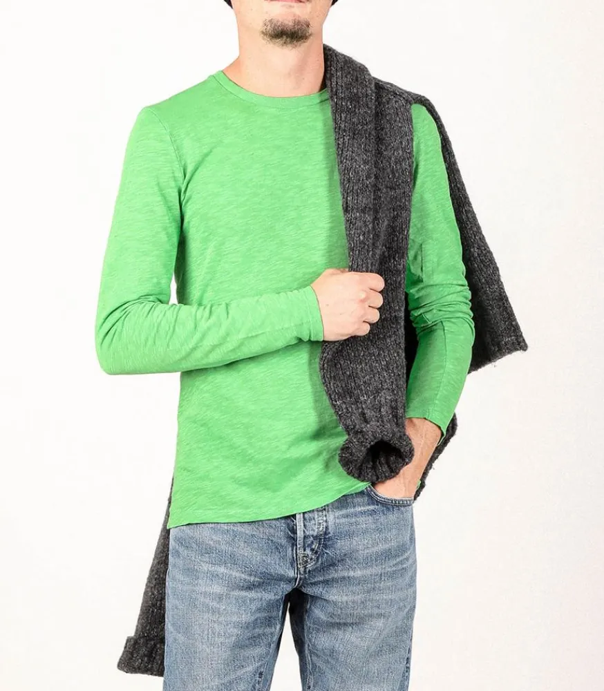 Clearance Tee-Shirt Manches Longues Homme Bysapick Cresson Homme Tee-Shirts