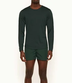 Outlet Tee-Shirt Ob-T Ls Merino Racing Green Homme Tee-Shirts