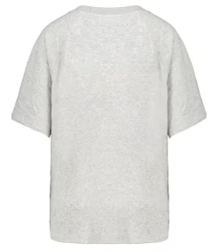 Online Tee-Shirt Ruzy Gris Clair Chine Femme Hauts