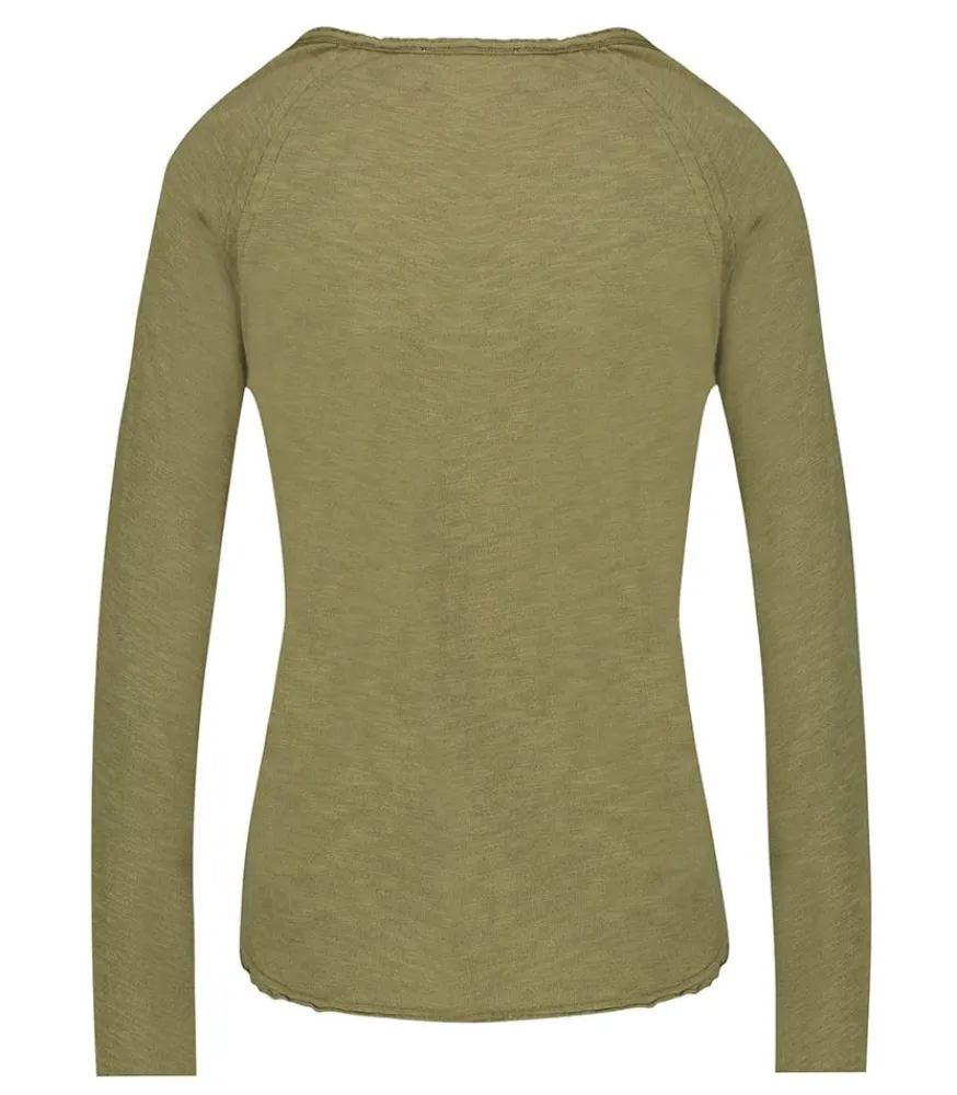 Discount Tee-Shirt Sonoma Manches Longues Col Bateau Buisson Vintage Femme Hauts