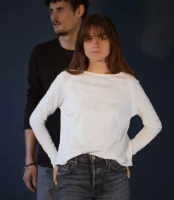 Clearance Tee-Shirt Sonoma Manches Longues Blanc Femme Hauts