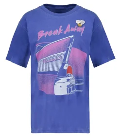 Outlet Tee-Shirt Trucker Pontiac Floblue Femme Hauts