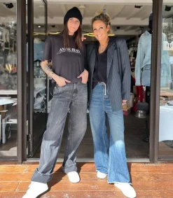 Sale Tee-Shirt Walker Doodle Vintage Black Femme Hauts