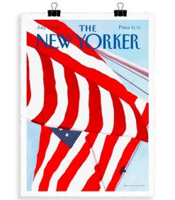 Outlet The-New-Yorker 30 Simpson Drapeau 56 X 76 Cm Affiches & Tableaux