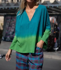 Sale Top Formentera Bayou Lime Green Femme Hauts