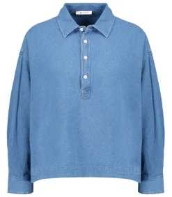 Best Top Mondo Washed Denim Femme Hauts