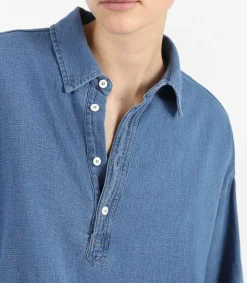 Best Top Mondo Washed Denim Femme Hauts