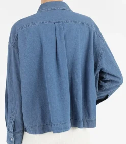 Best Top Mondo Washed Denim Femme Hauts