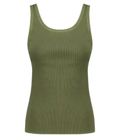 Top Tess Kaki Femme Hauts