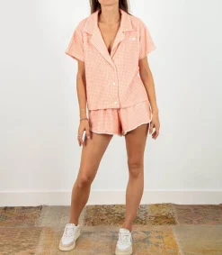 Top Tulum Vichy Rose Femme Hauts