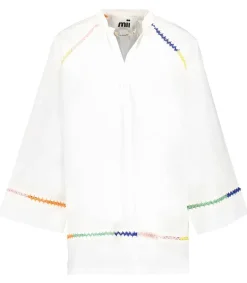 Discount Tunique Camille Le Cycle Des Saisons Off White Femme Hauts